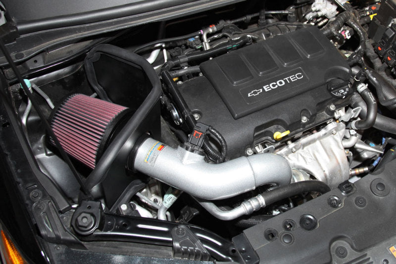Universal 12 Sonic 1.4L Silver Typhoon Performance Intake - View 4 | Dirty Garage