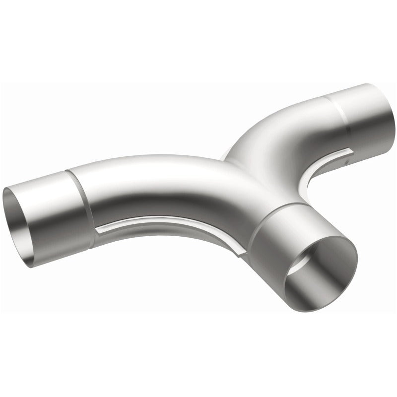 Universal 2.5" x 2.5" Stainless Steel 180 Deg Performance Exhaust Y-Pipe - View 4 | Dirty Garage