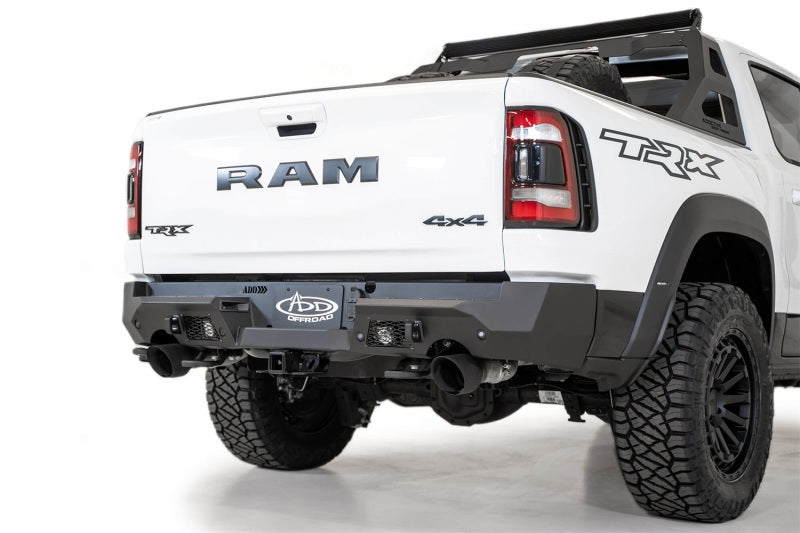 2021-2023 Ram 1500 Stealth Fighter Rear Bumper Hammer Black - View 2 | Dirty Garage