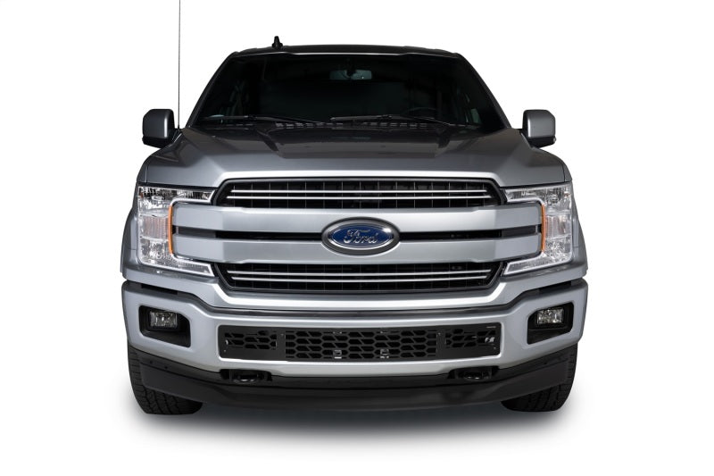 2018-2020 F-150 Black Hex Shield Style Bumper Grille Inserts - View 2 | Dirty Garage