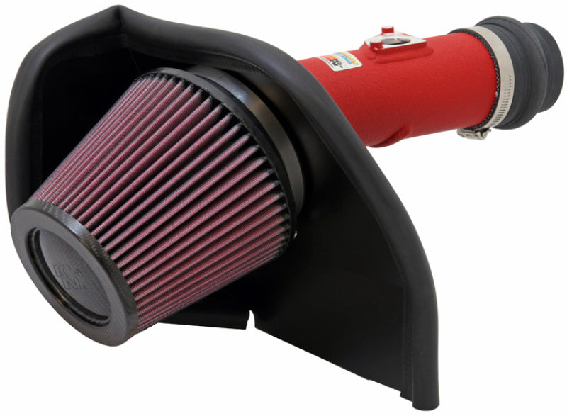 2008-2011 WRX/STi 2.5L H4 Red Typhoon Short Ram Intake | Dirty Garage