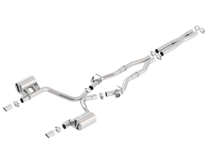 Borla 2017 Dodge Charger R/T 5.7L ATAK Catback Exhaust w/o Tips (w/MDS Valves ONLY) | Dirty Garage