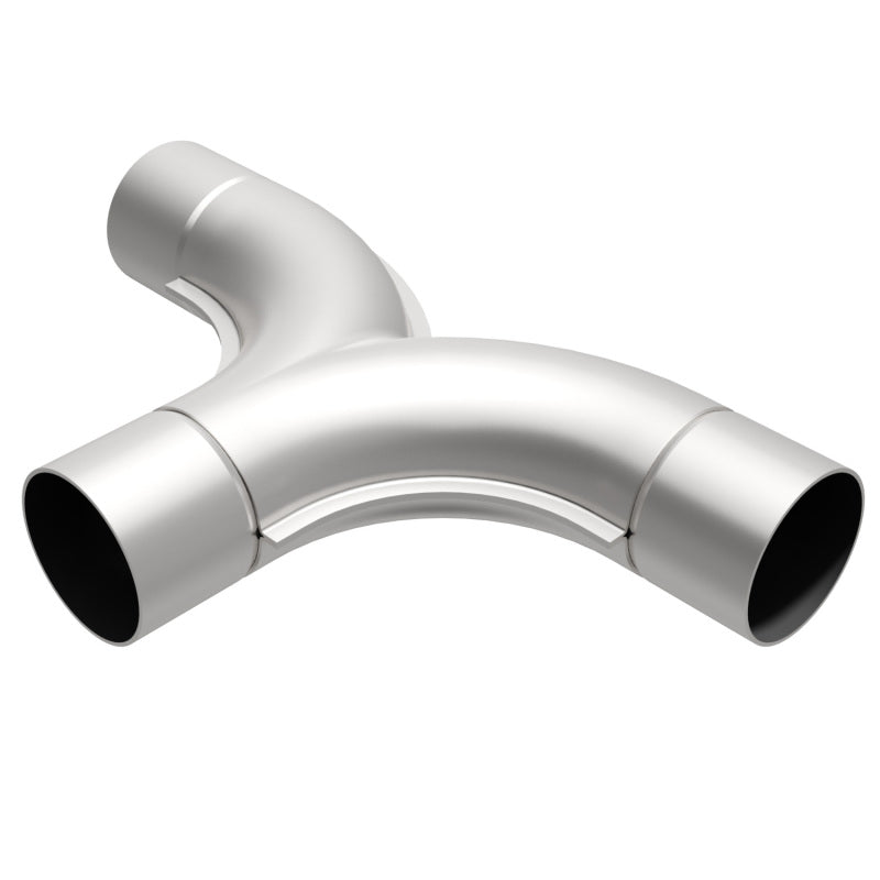 Universal 2.5" x 2.5" Stainless Steel 180 Deg Performance Exhaust Y-Pipe | Dirty Garage