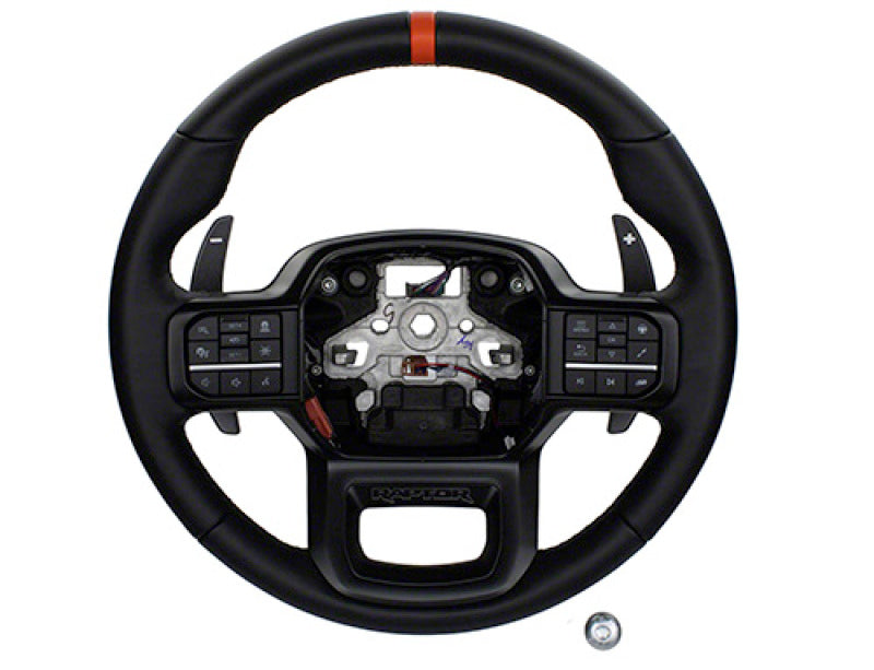 2021+ F-150 Raptor Steering Wheel Kit - Black - View 2 | Dirty Garage