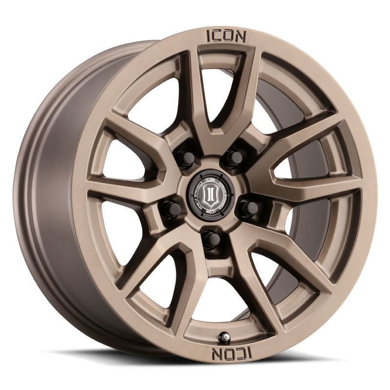 Universal Vector 5 17x8.5 5x150 25mm Offset 5.75" BS 110.1mm Bore Bronze Wheel | Dirty Garage
