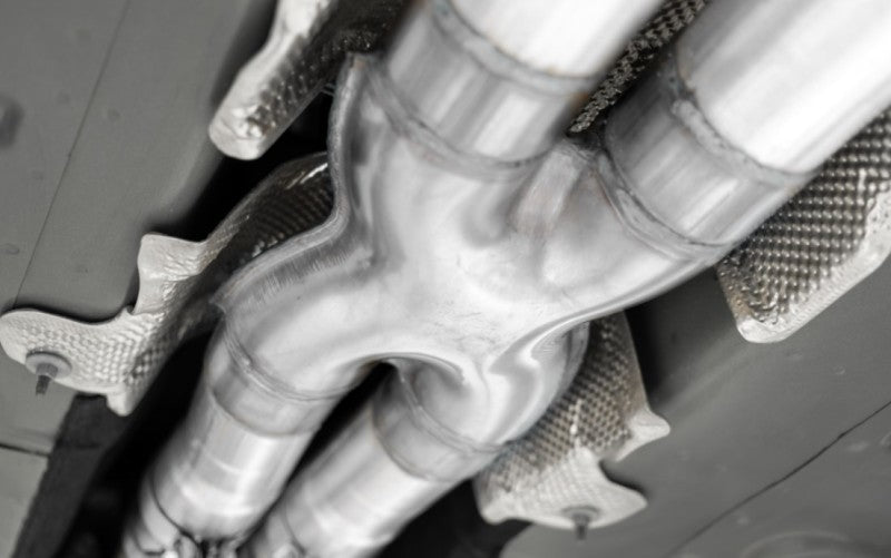 2015-2023 Challenger 5.7-6.4L Race Series Cat-Back Quad Tip T304 Exhaust - View 5 | Dirty Garage