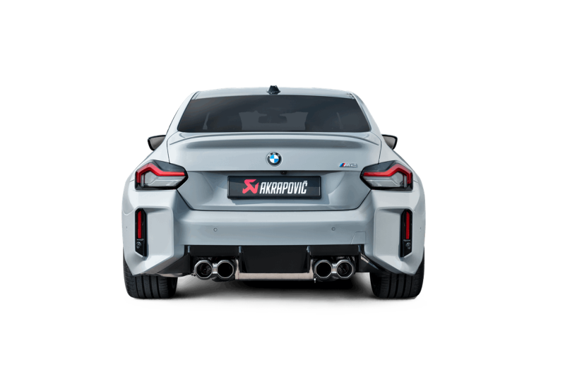 2023-2025 BMW M2 Slip-On Line Titanium - View 2 | Dirty Garage