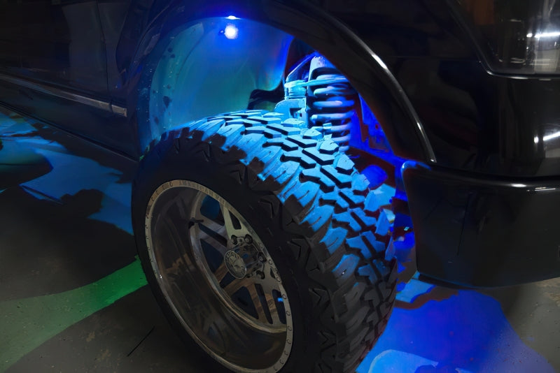 Universal Bluetooth RF Underbody Rock Light Kit 4 PCS ColorSHIFT - View 3 | Dirty Garage