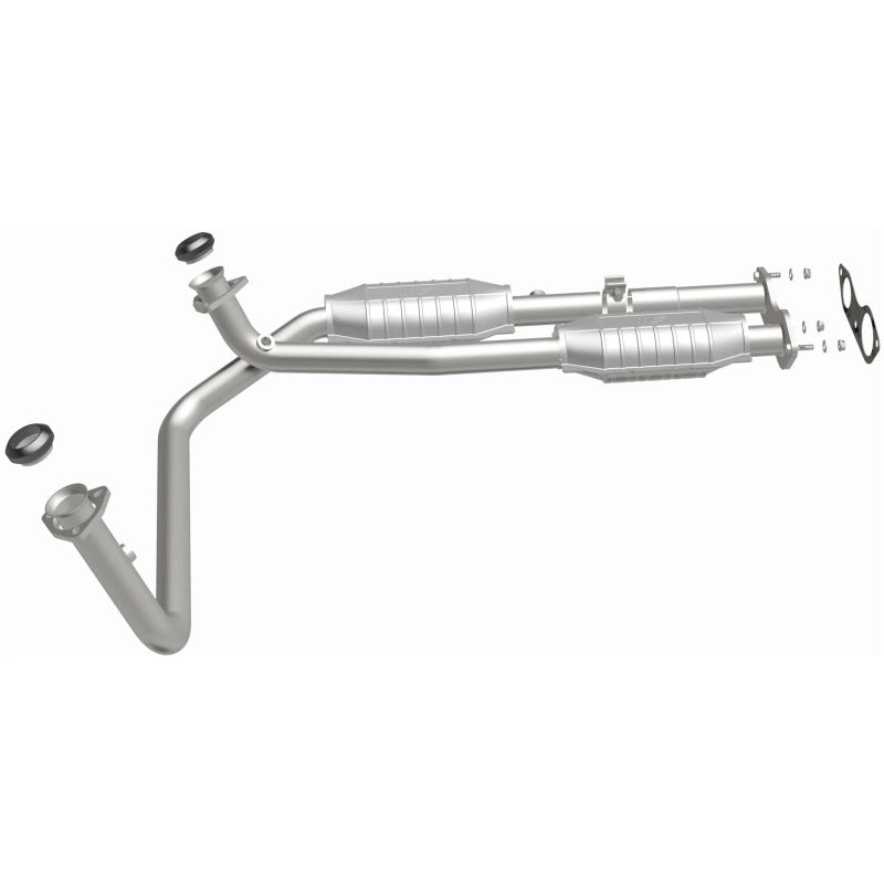 1996-2000 GM HD Catalytic Converter Dual Outlet - View 2 | Dirty Garage