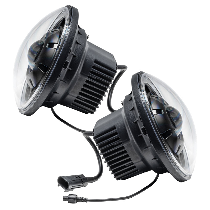 2007-2018 Wrangler JK Oculus Series 7" Bi-LED Projector Headlights - View 3 | Dirty Garage