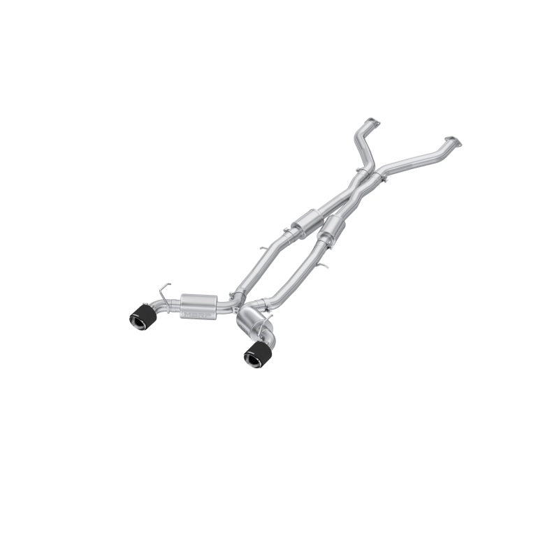 2023-2024 Nissan Z 3.0L Armor Pro T304 Stainless Steel 3" Cat Back Dual Rear Exit 5" OD CF Tip | Dirty Garage
