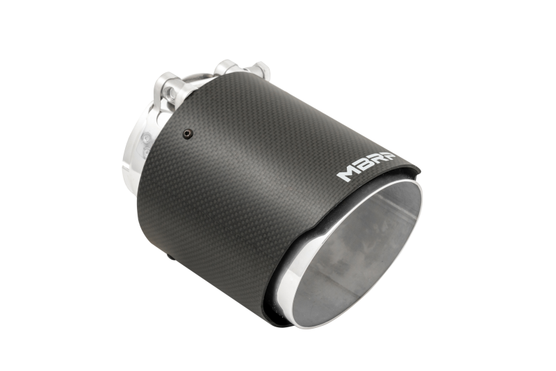 Universal Carbon Fiber Dual Wall Tip 4".5" OD 3" Inlet 6.13" L - View 2 | Dirty Garage