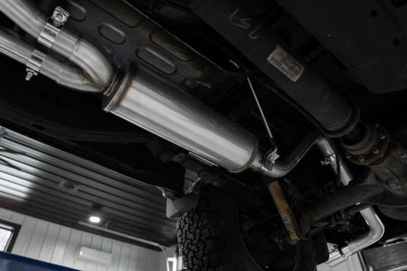 2022-2023 Frontier 3.8L 3" Tip 3" Cat Back Single Side Exit Street Profile Aluminized - View 3 | Dirty Garage