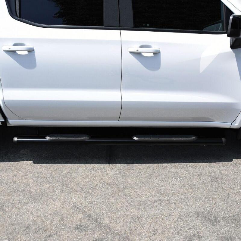 Westin Premier 4 Oval Nerf Step Bars - 85 in - Black - View 3 | Dirty Garage