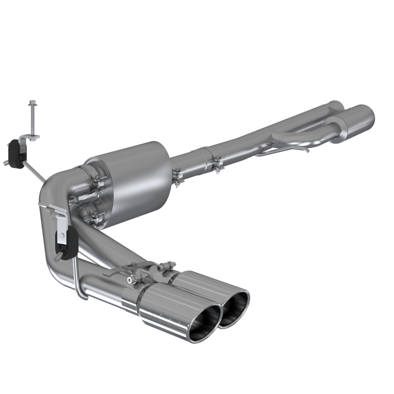 2019-2024 GM 1500 Pre-Axle Dual Side Exit 4" OD Tip T304 | Dirty Garage