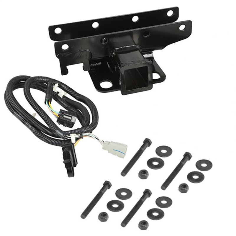 Rugged Ridge Receiver Hitch Kit w/ Wiring Harness 07-18 Jeep Wrangler JK | Dirty Garage