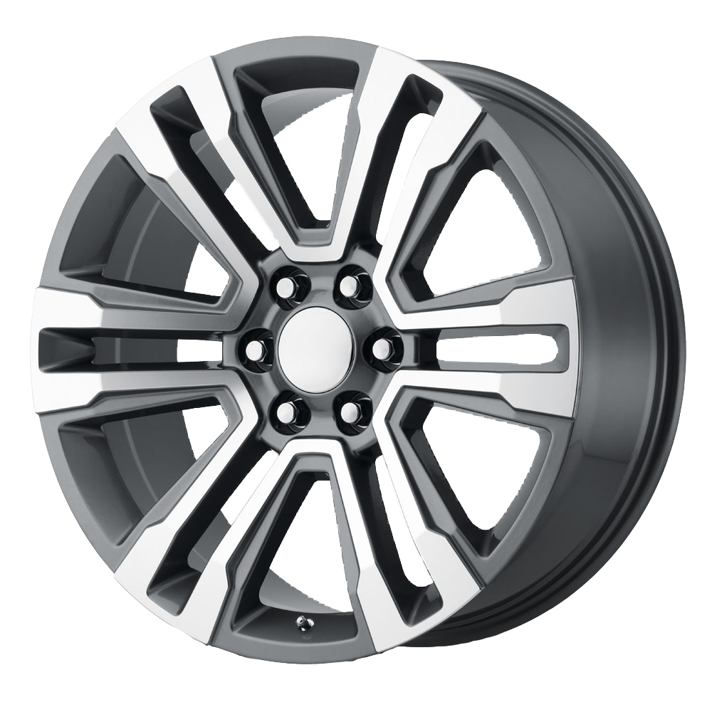 Performance Replicas PR182 Gunmetal Machined Wheel | Dirty Garage