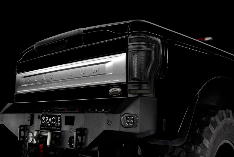 Oracle Lighting 17-22 Ford F-250/350 (Black Series) Flush Mount LED Tail Lights - View 2 | Dirty Garage
