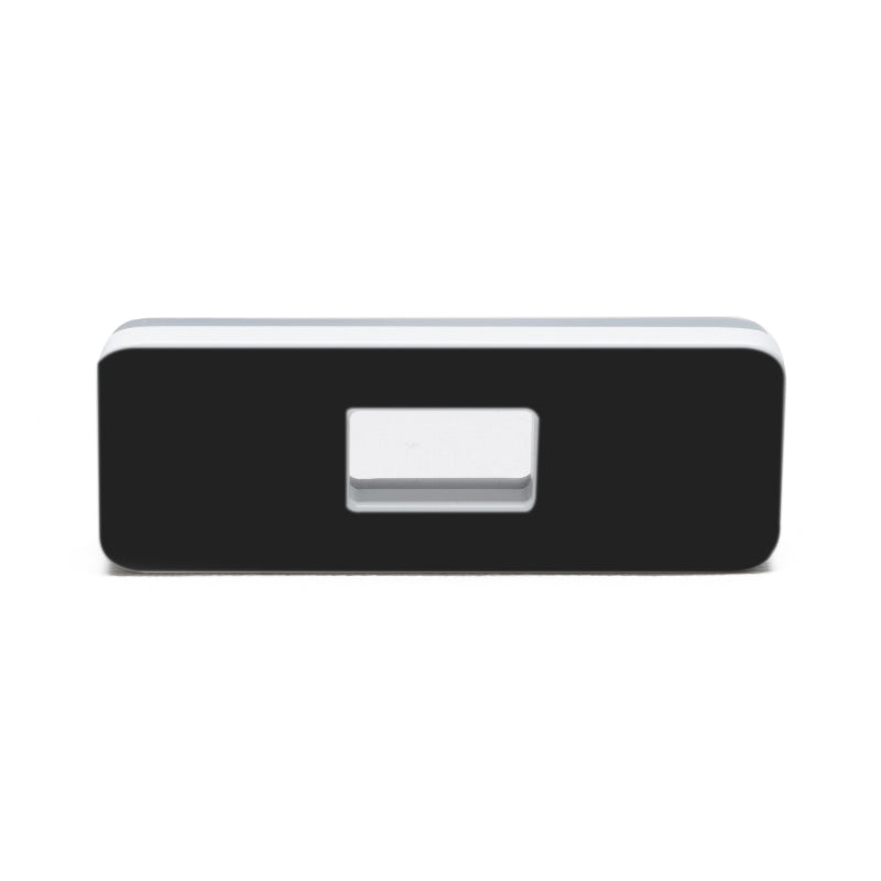 Universal Illuminated LED Letter Badge Matte Black Surface O | Dirty Garage