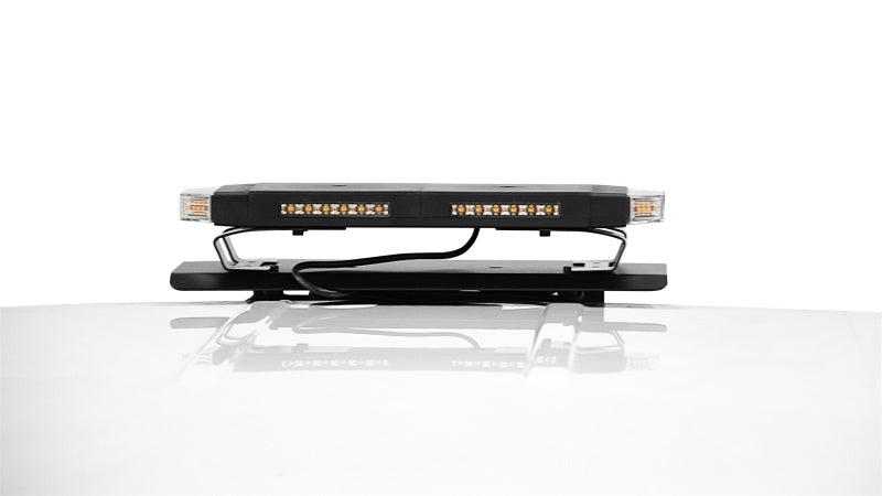 Universal 16" Hornet Series Amber LED Stealth Rooftop Strobe Bar - View 3 | Dirty Garage