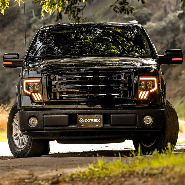 2009-2014 F-150 Nova-Series LED Projector Alpha-Black Headlights - View 5 | Dirty Garage