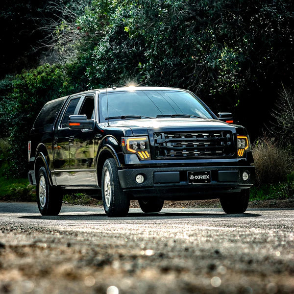 2009-2014 F-150 Nova-Series LED Projector Alpha-Black Headlights - View 6 | Dirty Garage