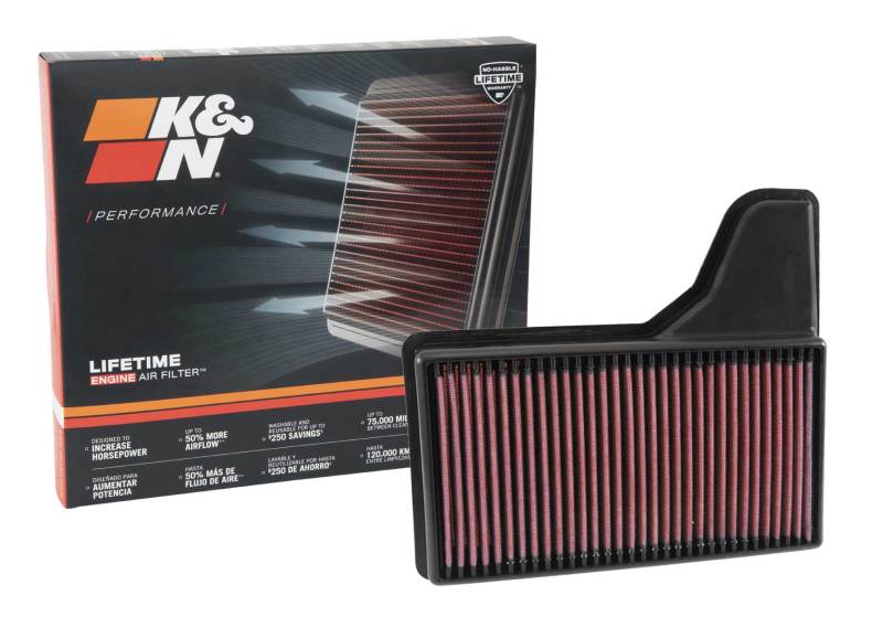 Replacement Panel Air Filter for 2015 Mustang 2.3L L4/3.7L V6/5.0L V8 - View 6 | Dirty Garage