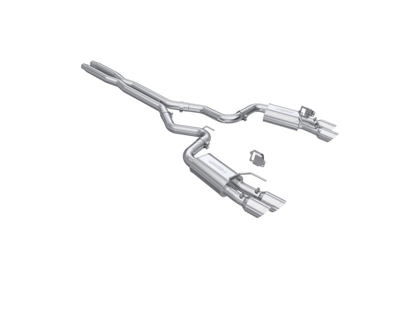 2024-2026 Superduty Mustang GT Armor Lite 3" Street Profile Catback Exhaust Stainless Steel Tips | Dirty Garage