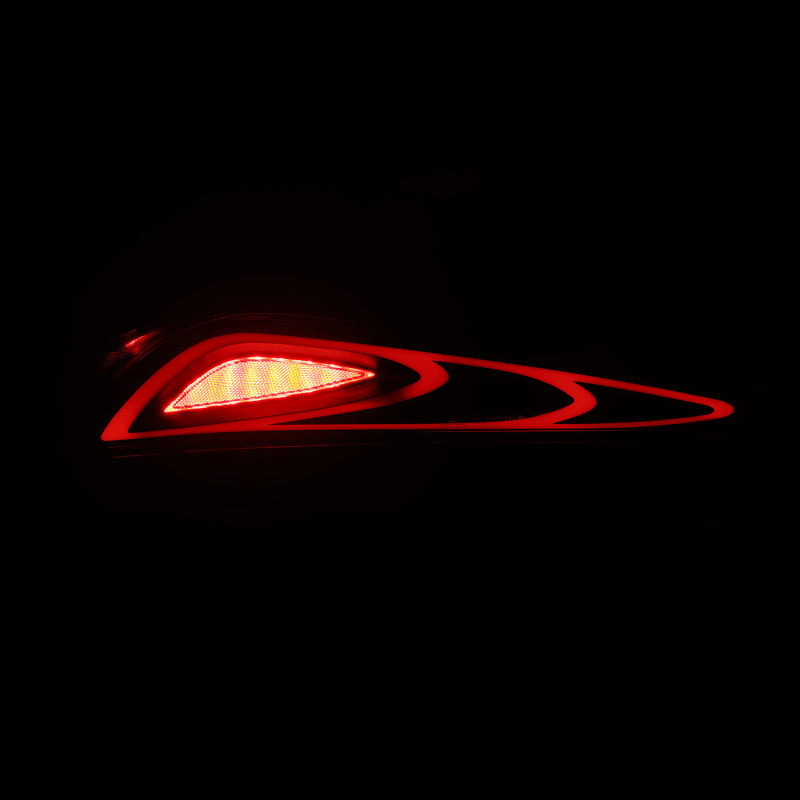 2020-2024 Supra Luxx-Series FT-1 Style LED Tail Lights Black - View 2 | Dirty Garage