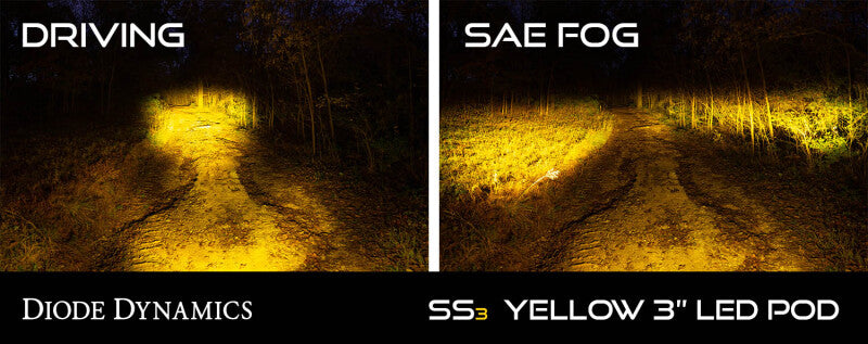 Universal SS3 ABL Yellow Combo Standard Pro LED Pods Pair - View 5 | Dirty Garage