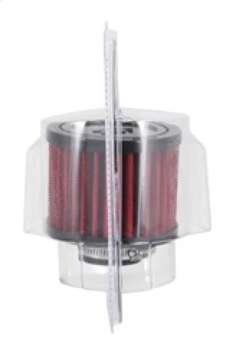 Universal 1 inch ID 3 inch OD 2.375 inch H Rubber Base Crankcase Vent Filter - View 8 | Dirty Garage