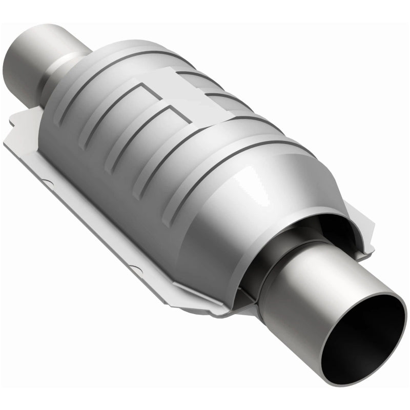 Universal 2.25 Single O2 Catalytic Converter - View 3 | Dirty Garage