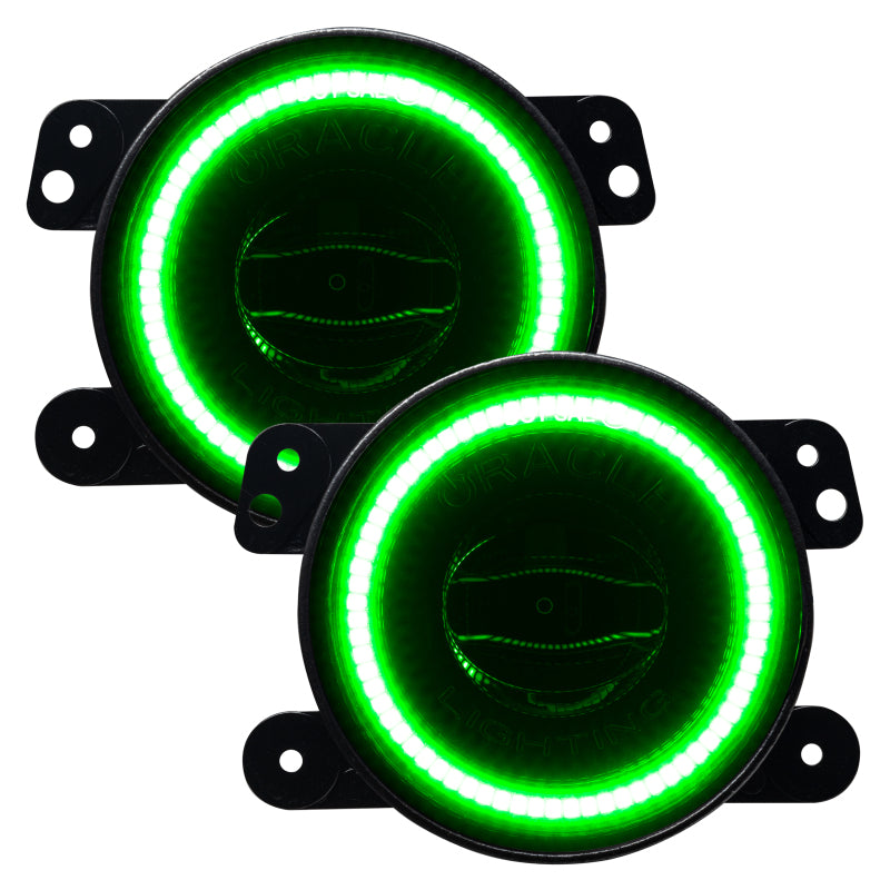 2007-2024 Wrangler High Performance LED Fog Lights ColorSHIFT Dynamic - View 20 | Dirty Garage