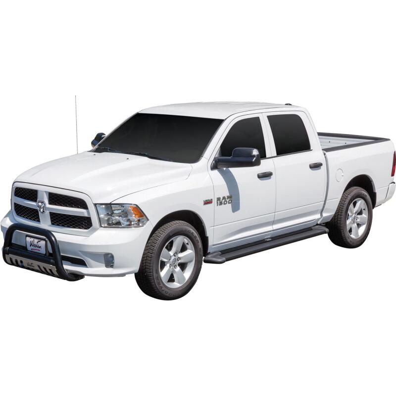 Universal Sure-Grip Series 85" Black Aluminum Running Boards - View 2 | Dirty Garage