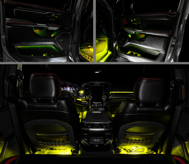 2019-2022 Ram 1500 Complete Interior Ambient Lighting ColorSHIFT RGB Conversion Kit - View 4 | Dirty Garage