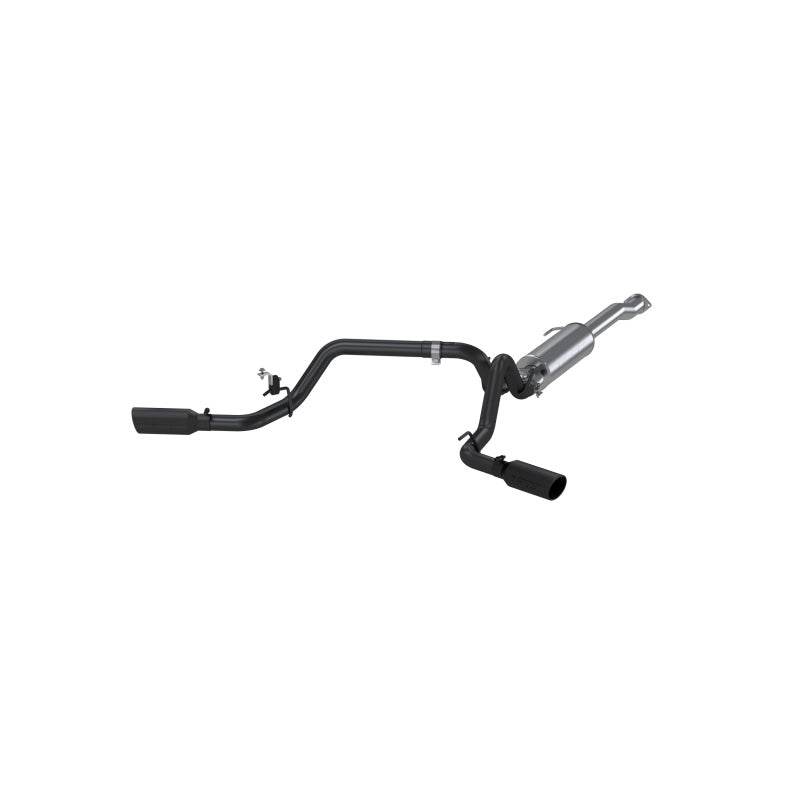 2016 Tacoma 3.5"L 3" Cat Back Dual Split Side Black | Dirty Garage