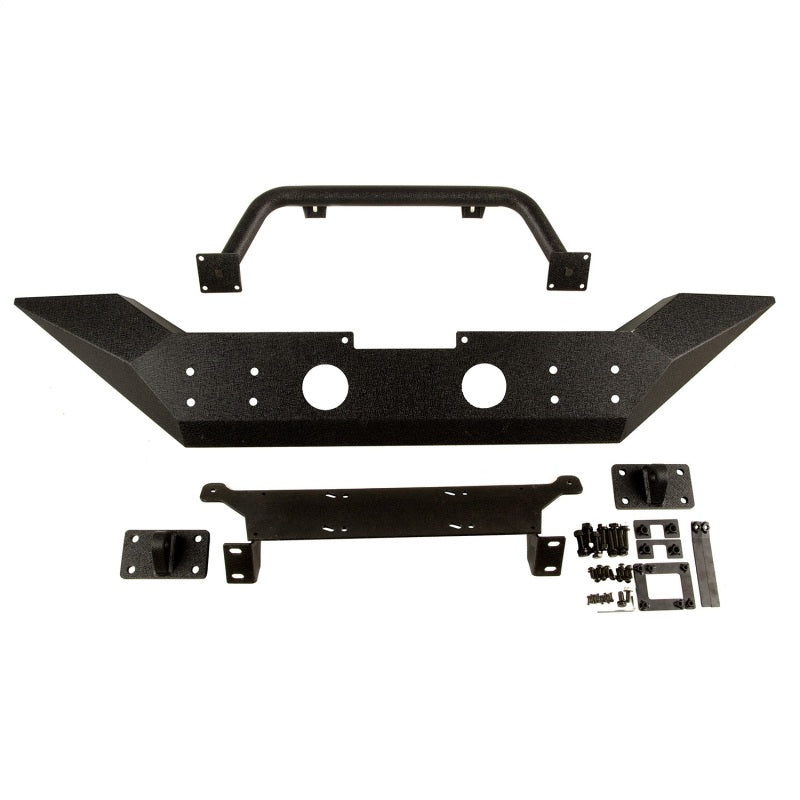 Rugged Ridge Spartan Front Bumper HCE W/Overrider 07-18 Jeep Wrangler JK | Dirty Garage