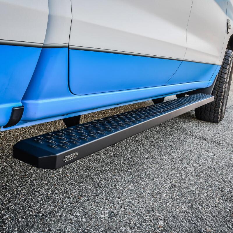 Universal 90" Black Grate Steps Running Boards - View 5 | Dirty Garage