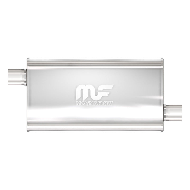 Universal Muffler Mag Stainless Steel 22x5x11 3x3 O/O | Dirty Garage