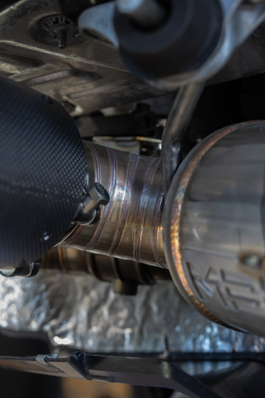2020-2024 GM Corvette 3" Active Cat Back Quad Split Rear Exit Exhaust with AFM Sims - View 3 | Dirty Garage