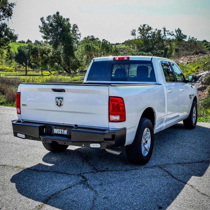 2009-2026 Ram 1500 / HD HDX Bandit Black Rear Bumper - View 8 | Dirty Garage
