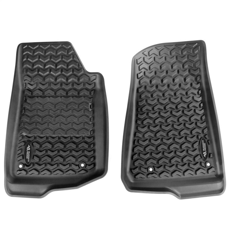 Rugged Ridge Floor Liner Kit Black F/R 20-21 Jeep Gladiator - View 3 | Dirty Garage