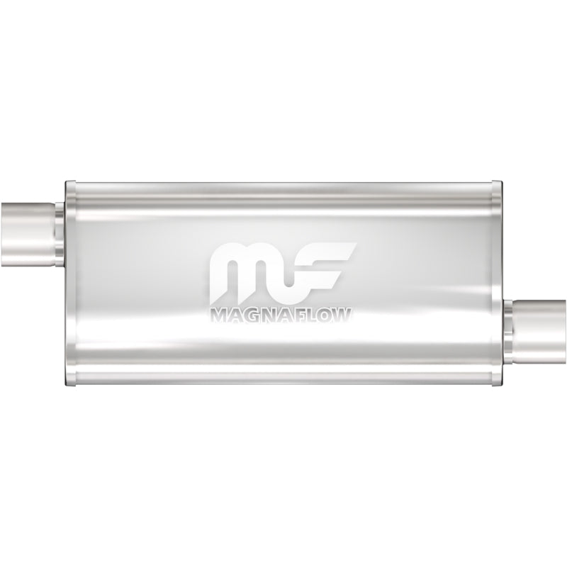 Universal Muffler Mag Stainless Steel 5x8 14 3/3 O/O | Dirty Garage