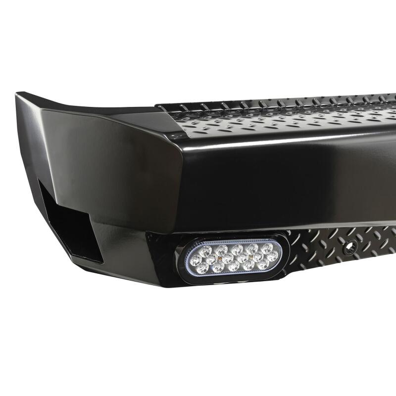 2019-2026 GM 1500 HDX Bandit Black Rear Bumper - View 10 | Dirty Garage