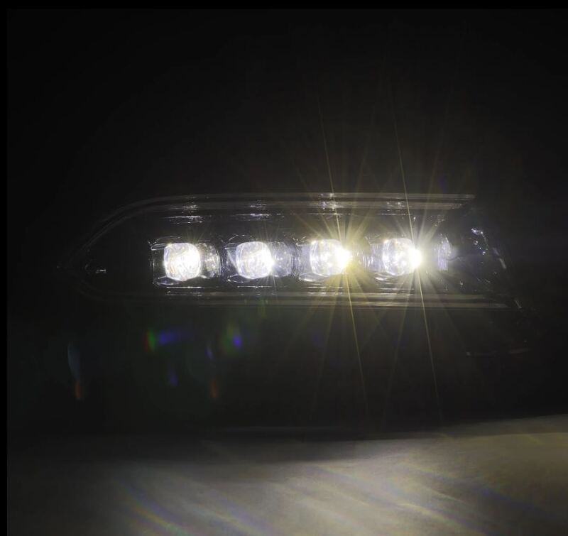 2015-2023 Charger Nova-Series LED Projector Black Headlights Sequential Signal Switchback DRL - View 3 | Dirty Garage