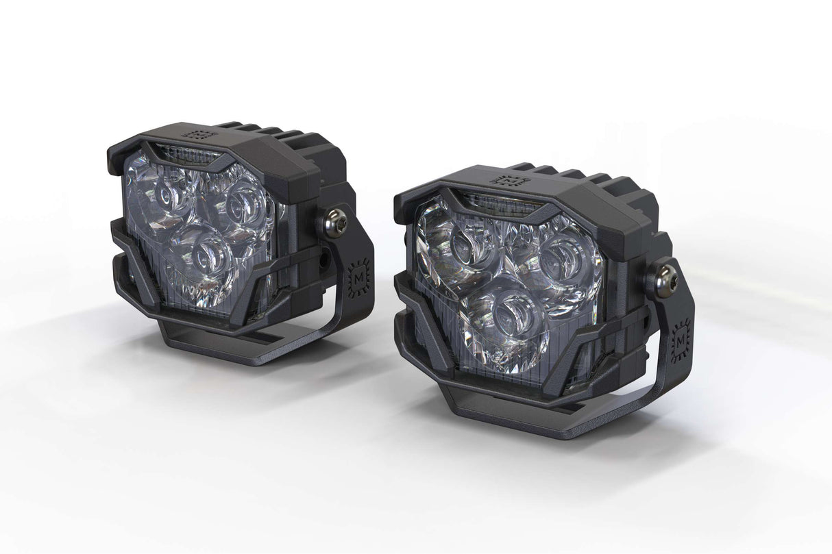 Universal Morimoto 4Banger 2.0 HXB LED Pods Spot White Set (BAF007.2) | Dirty Garage