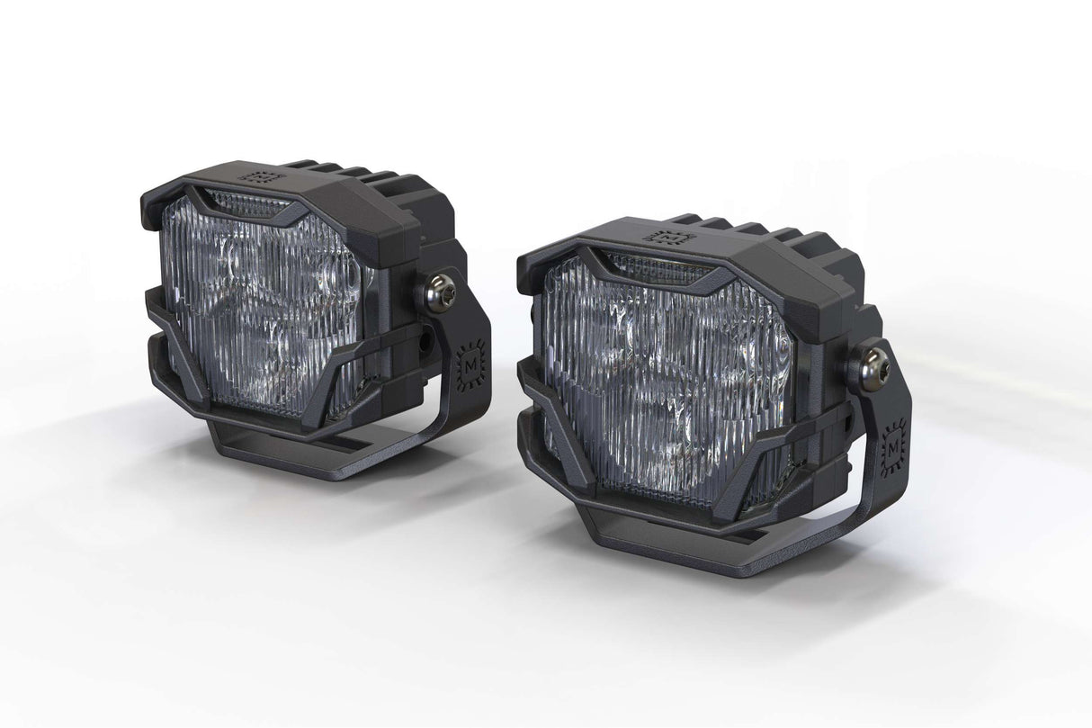Universal Morimoto 4Banger 2.0 HXB LED Pods SAE Wide White Set (BAF011.2) | Dirty Garage