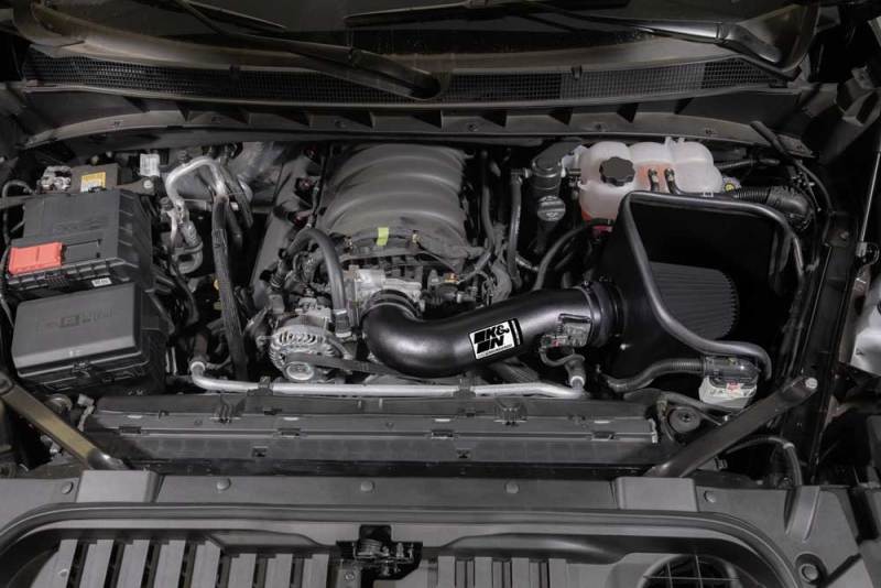 2019 Silverado 1500 5.3L V8 Black Performance Intake Kit - View 3 | Dirty Garage