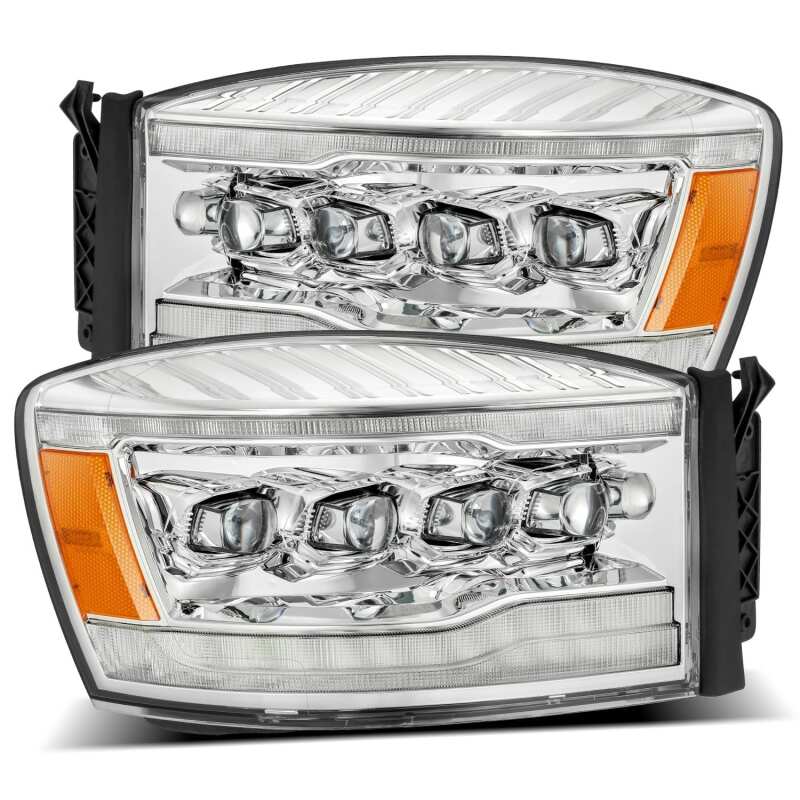 2006-2008 Ram HD Nova-Series LED Projector Chrome Headlights Sequential Signal DRL Amber LED | Dirty Garage