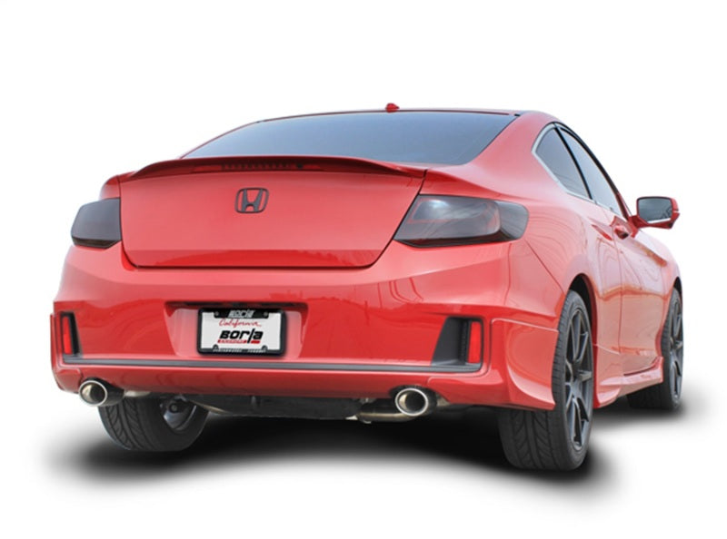 Borla 13-15 Honda Accord Coupe 3.5L FWD SS Rear Section Single Split Rear Exit Touring Exhaust - View 5 | Dirty Garage